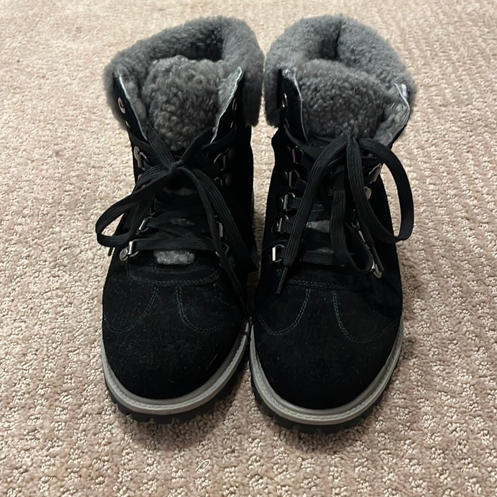sheepskin leather boots!